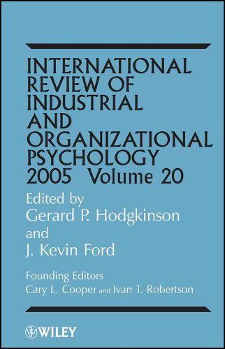 Cover image for International Review of Industrial and Organizational Psychology