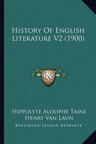 History of English Literature V2 (1900)