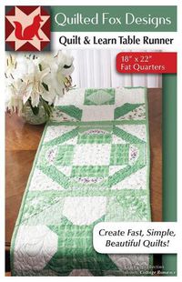 Cover image for Quilt & Learn Table Runner Quilt Pattern: Lesson 2