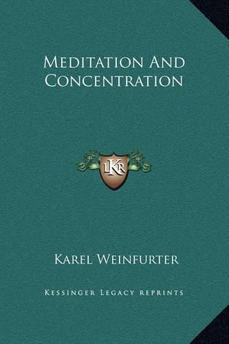 Meditation and Concentration