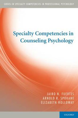 Cover image for Specialty Competencies in Counseling Psychology