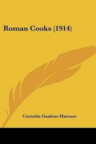 Cover image for Roman Cooks (1914)