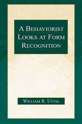 Cover image for A Behaviorist Looks at Form Recognition