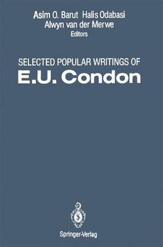 Cover image for Selected Popular Writings of E.U. Condon