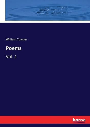 Cover image for Poems: Vol. 1
