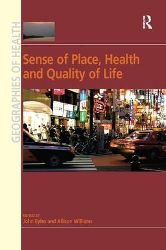 Cover image for Sense of Place, Health and Quality of Life