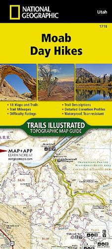 Moab Day Hikes Map Guide