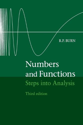 Cover image for Numbers and Functions: Steps into Analysis