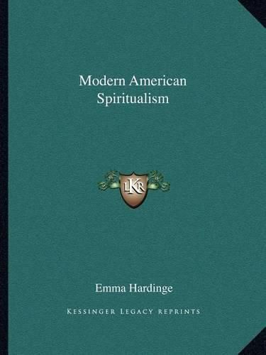 Cover image for Modern American Spiritualism