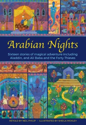 Cover image for The Arabian Nights: Sixteen stories from Sheherazade