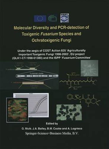 Cover image for Molecular Diversity and PCR-detection of Toxigenic Fusarium Species and Ochratoxigenic Fungi: Under the aegis of COST Action 835 'Agriculturally Important Toxigenic Fungi 1998-2003', EU project (QLK1-CT-1998-01380) and the ISPP 'Fusarium Committee