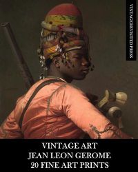 Cover image for Vintage Art: Jean Leon Gerome 20 Fine Art Prints