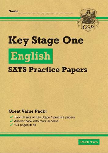 KS1 English SATS Practice Papers: Pack 2 (for the 2023 tests)