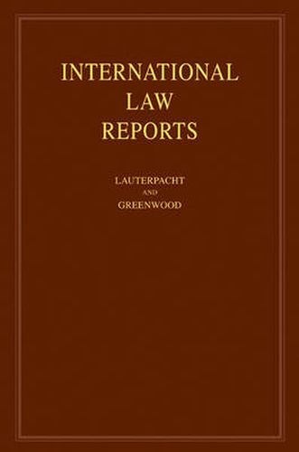 International Law Reports: Volume 136