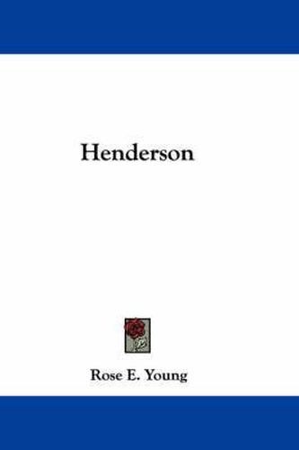 Cover image for Henderson