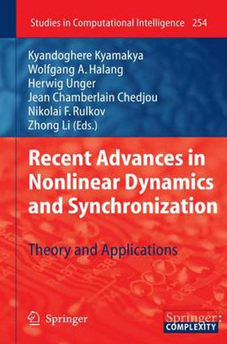 Cover image for Recent Advances in Nonlinear Dynamics and Synchronization: Theory and Applications