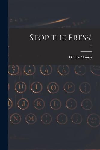 Cover image for Stop the Press!; 1