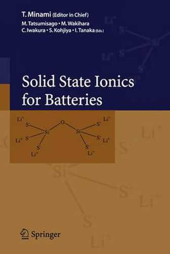 Cover image for Solid State Ionics for Batteries