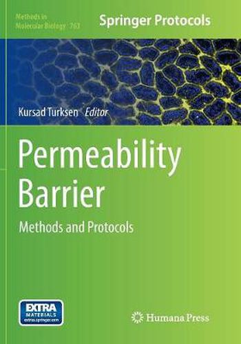Cover image for Permeability Barrier: Methods and Protocols