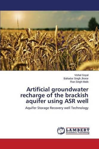 Cover image for Artificial groundwater recharge of the brackish aquifer using ASR well