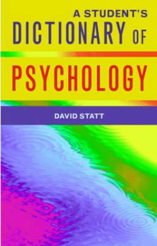 Cover image for A Student's Dictionary of Psychology