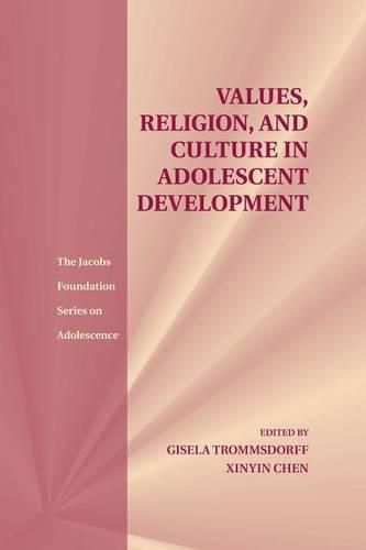 Cover image for Values, Religion, and Culture in Adolescent Development