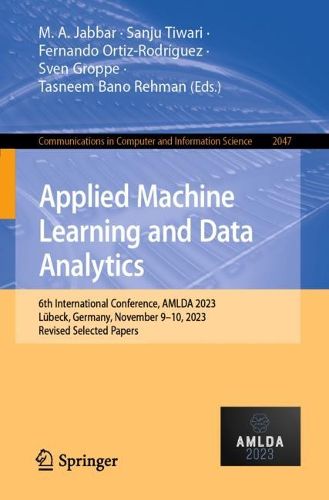 Cover image for Applied Machine Learning and Data Analytics