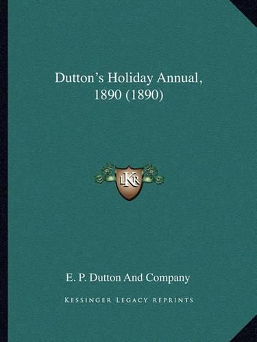 Cover image for Dutton's Holiday Annual, 1890 (1890)