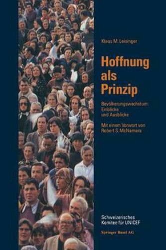 Cover image for Hoffnung ALS Prinzip: Bevoelkerungwachstum: Einblicke Und Ausblicke