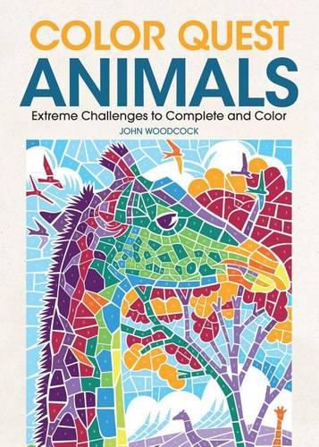 Cover image for Color Quest Animals: Extreme Challenges to Complete and Color