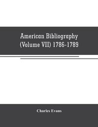 Cover image for American bibliography