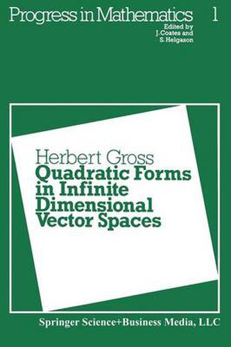 Cover image for Quadratic Forms in Infinite Dimensional Vector Spaces