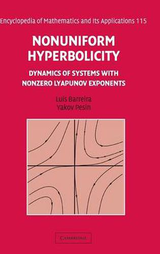 Cover image for Nonuniform Hyperbolicity: Dynamics of Systems with Nonzero Lyapunov Exponents