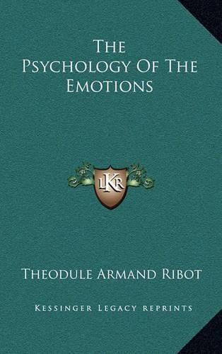 The Psychology of the Emotions