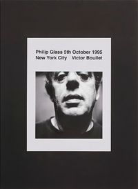 Cover image for Philip Glass 5th October 1995 New York City