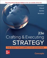 Cover image for ISE Crafting and Executing Strategy: Concepts