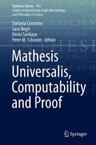 Cover image for Mathesis Universalis, Computability and Proof