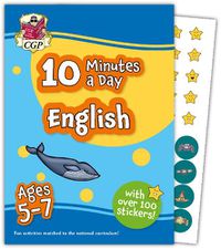 Cover image for 10 Minutes a Day English for Ages 5-7 (with reward stickers)