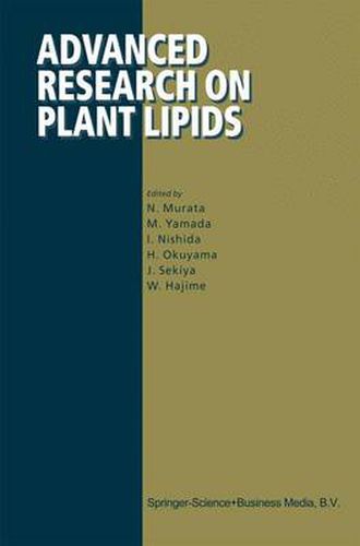 Cover image for Advanced Research on Plant Lipids