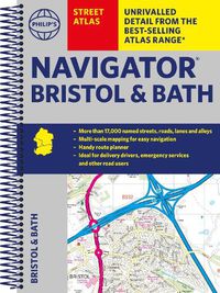 Cover image for Philip's Street Atlas Navigator Bristol & Bath