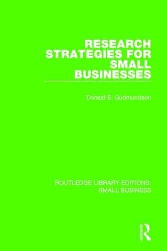 Cover image for Research Strategies for Small Businesses