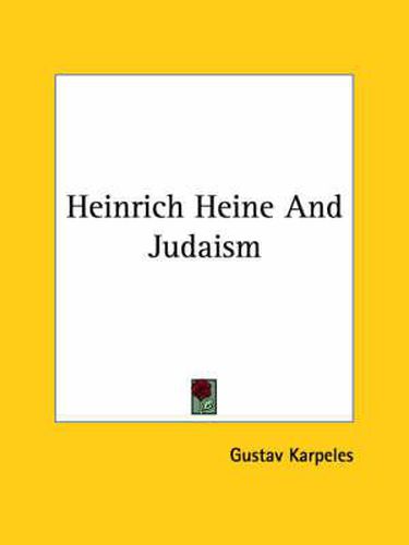 Heinrich Heine and Judaism