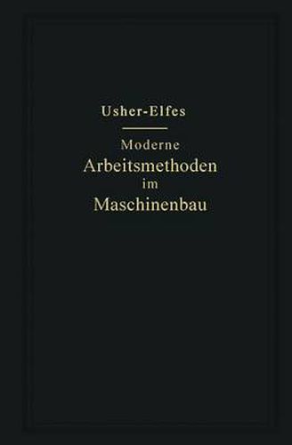 Cover image for Moderne Arbeitsmethoden Im Maschinenbau