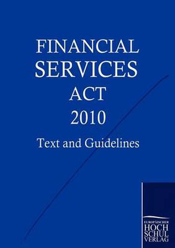 Cover image for Financial Services Act 2010