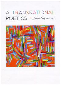 Cover image for A Transnational Poetics