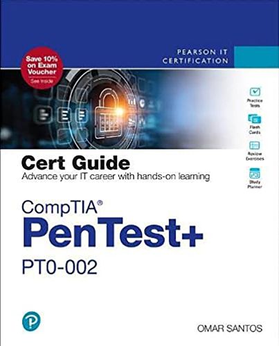 Cover image for CompTIA PenTest+ PT0-002 Cert Guide