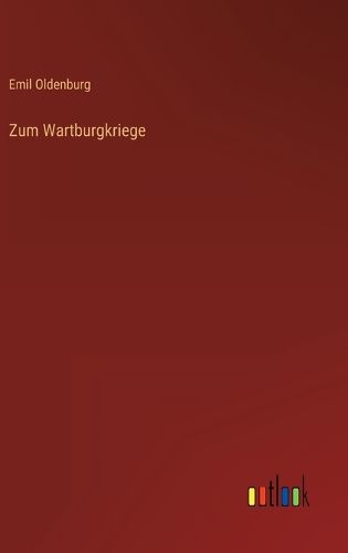 Cover image for Zum Wartburgkriege