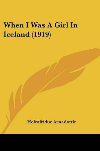 Cover image for When I Was a Girl in Iceland (1919)