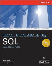 Cover image for Oracle Database 10g SQL