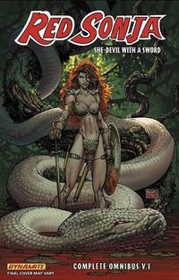 Cover image for Red Sonja: She-Devil with a Sword Omnibus Volume 1